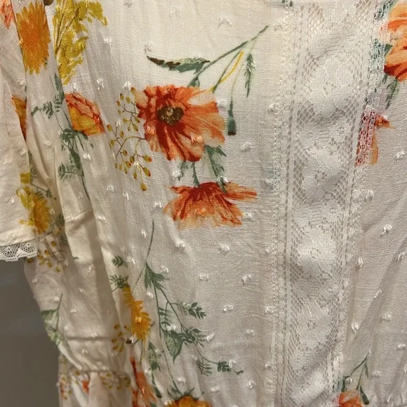 Torrid Mini Swiss Dot Tunic Center Pleat Dress size 2X - Picture 4 of 13